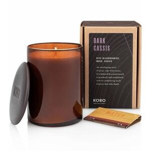 Kobo Dark Cassis Ripe Blackberri Soy Candle 15oz Handcrafted Aromatherapy Candle